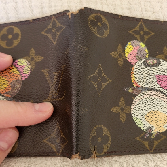 Vintage Louis Vuitton Monogram Takashi Murakami Panda Marco Wallet - Picture 12 of 12